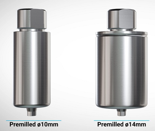 DESS Pre-milled blanks in Ø10 & Ø14mm